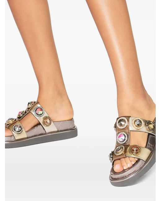 Kurt Geiger Orson サンダル Metallic
