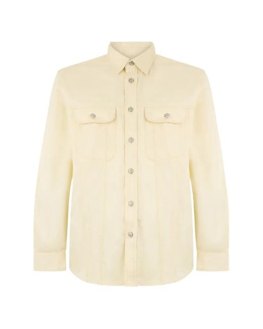 DIESEL Natural Chemise À Patch Logo for men
