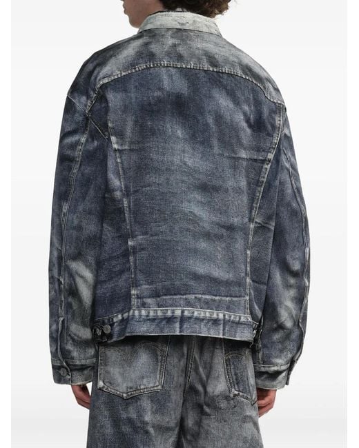 Junya Watanabe Gray Denim Jacket for men