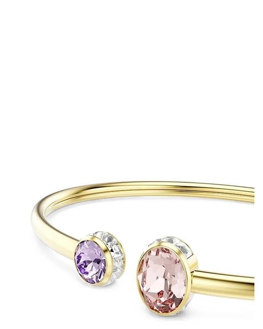 Swarovski Metallic Chroma Crystal-Embellished Cuff Bracelet