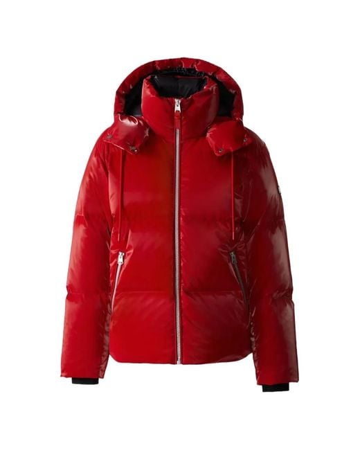 Mackage Red Kent-Glo Hooded Puffer Jacket for men