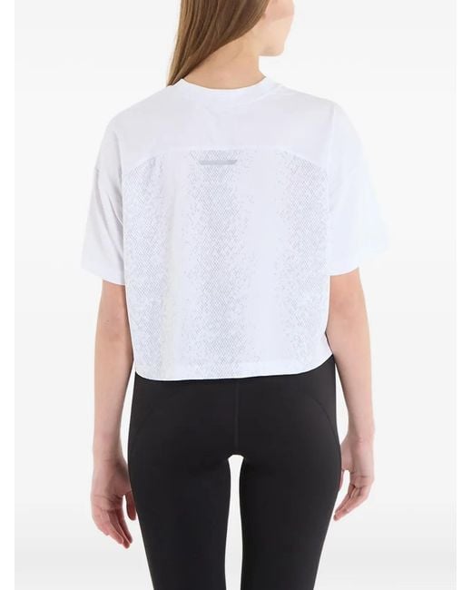 On Shoes White Logo-Detail T-Shirt