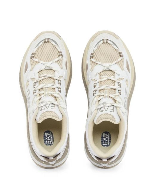 EA7 White Crusher Distance Sneakers