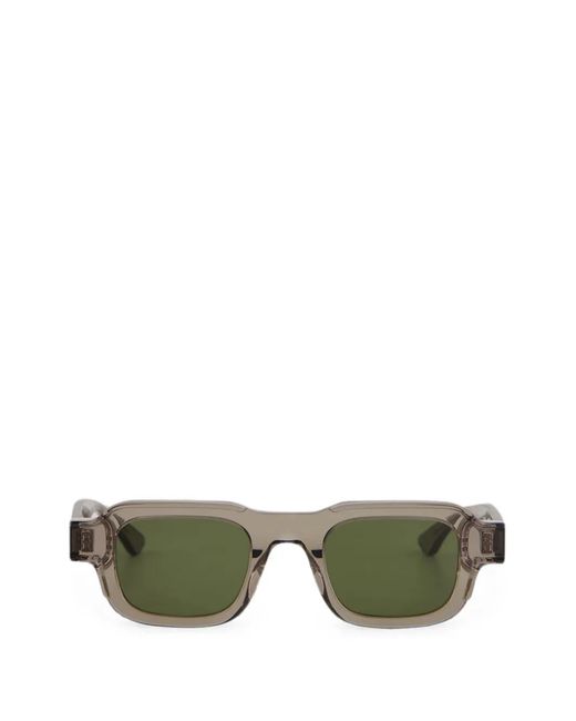 Thierry Lasry Green Dusty Rectangular-Frame Sunglasses for men