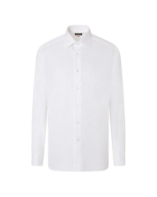 Zegna White Centoventimila Cotton Shirt for men