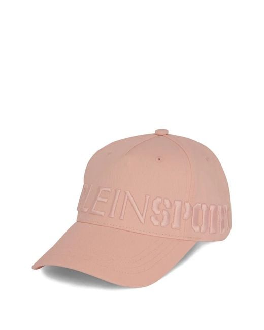 Philipp Plein Pink Logo-Embroidery Baseball Cap