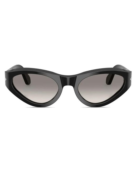 Persol Zonnebril Met Cat-Eye Montuur in het Black