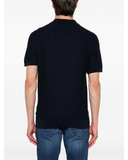Boss Black Piqué-weave Polo Shirt for men