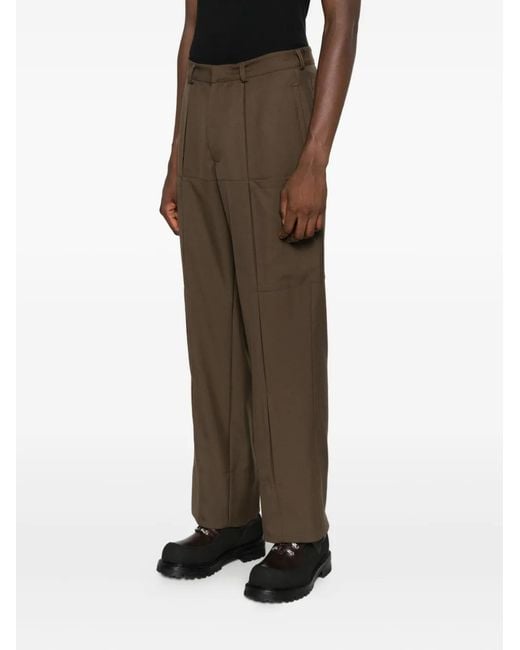 Notrainproof Green Panelled Trousers for men