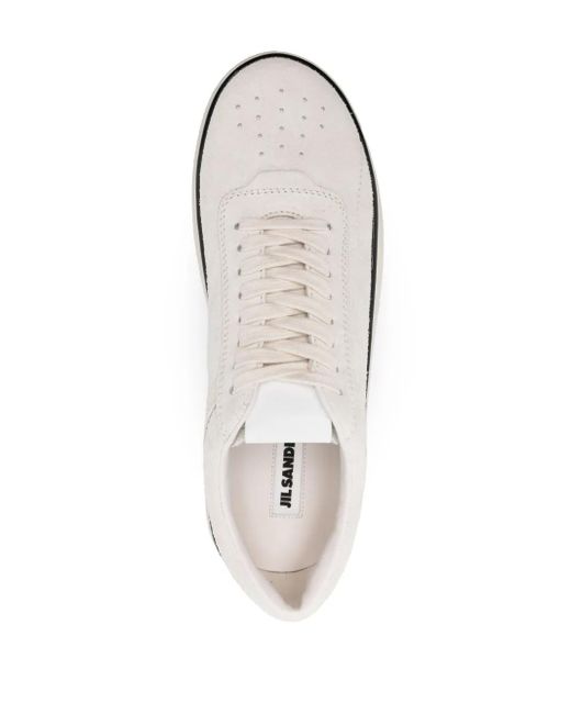 メンズ Jil Sander ローカット スニーカー White