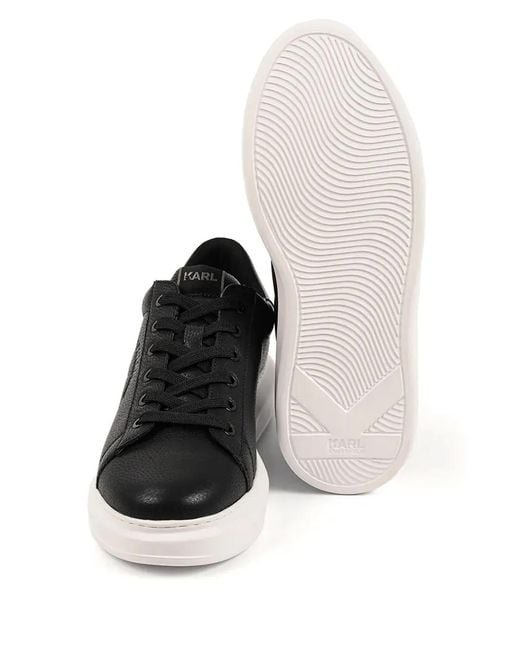 Karl Lagerfeld Sneakers Met Logoprint in het Black voor heren