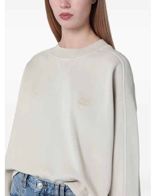 Isabel Marant White Sunny Cotton Sweatshirt