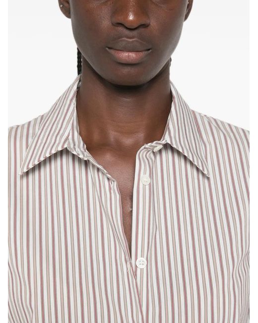 ViCOLO White Striped Shirt