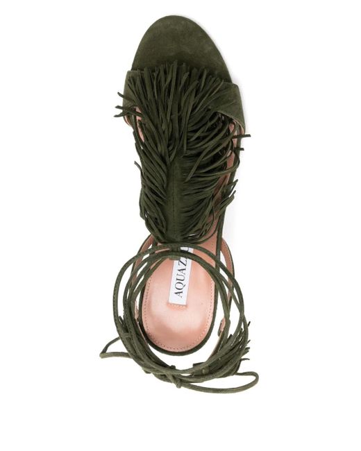 Aquazzura Metallic Sandals