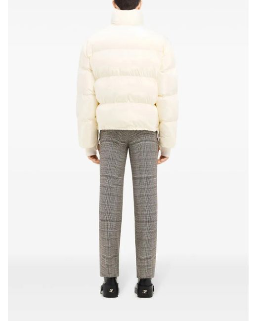 Courreges Natural Quilted Padded Jacket