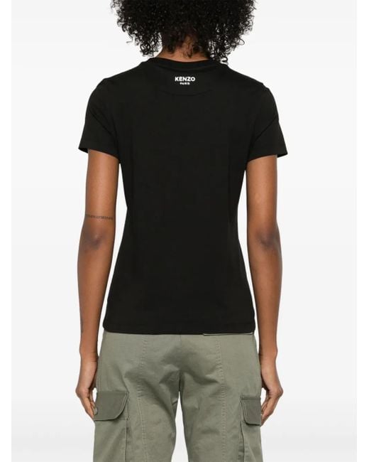 KENZO Black Kneoz Pop Cotton T-Shirt