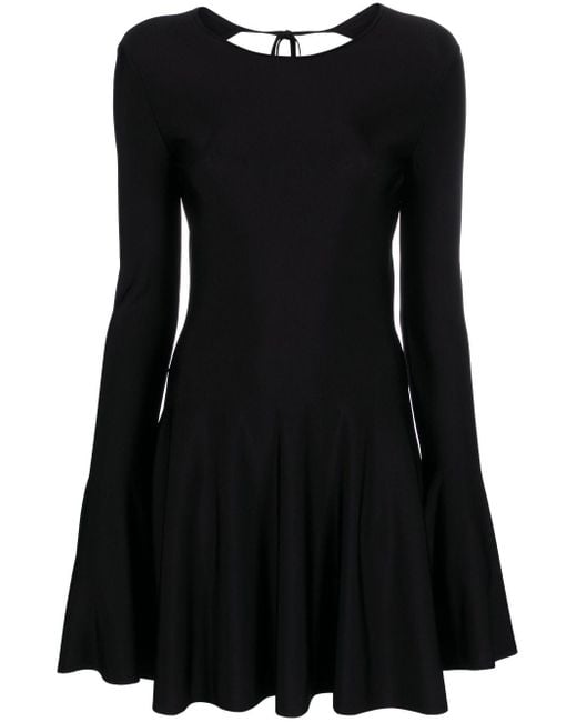 Saint Laurent Black Viscose Jersey Dress
