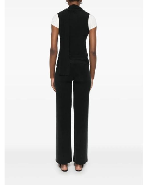 Blusa Con Scollo Ampio di AYA MUSE in Black