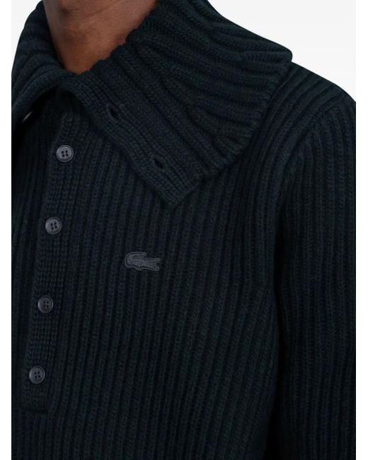 Jersey De Lana Lacoste de hombre de color Blue