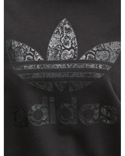 Adidas Black Logo Crewneck Sweatshirt