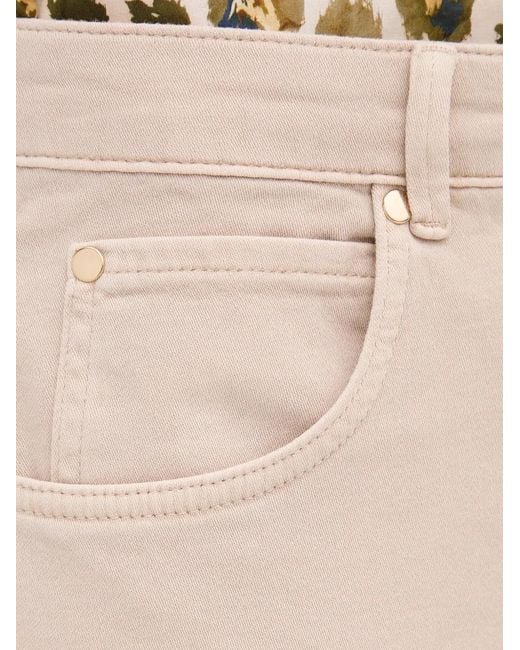 MARC AUREL Natural Cuffed Trousers