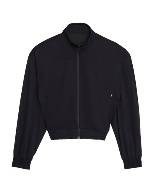 Splits59 Blue Zip-Front Bomber Jacket