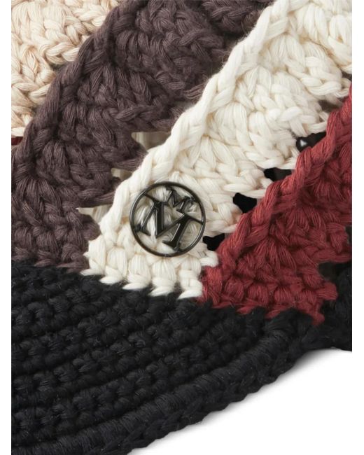 Maison Michel Black Kris Cap