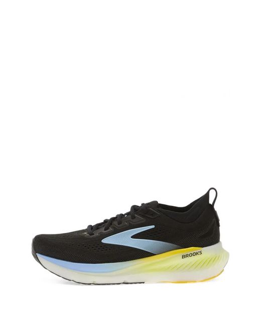 Brooks Black Glycerin 23 Lace-Up Sneakers for men
