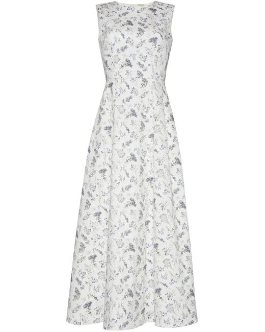 Abito Midi Eloise di Adam Lippes in White