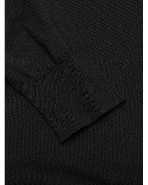 Maglione Girocollo di Jil Sander in Black da Uomo