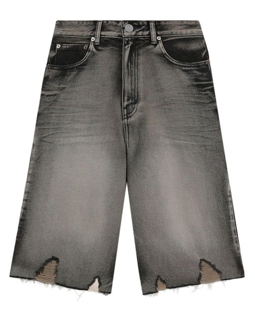 Pantalones vaqueros cortos we11done de color Gray