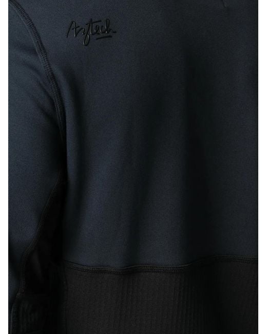 Aztech Mountain Blue Panelled Fleece Jacket for men
