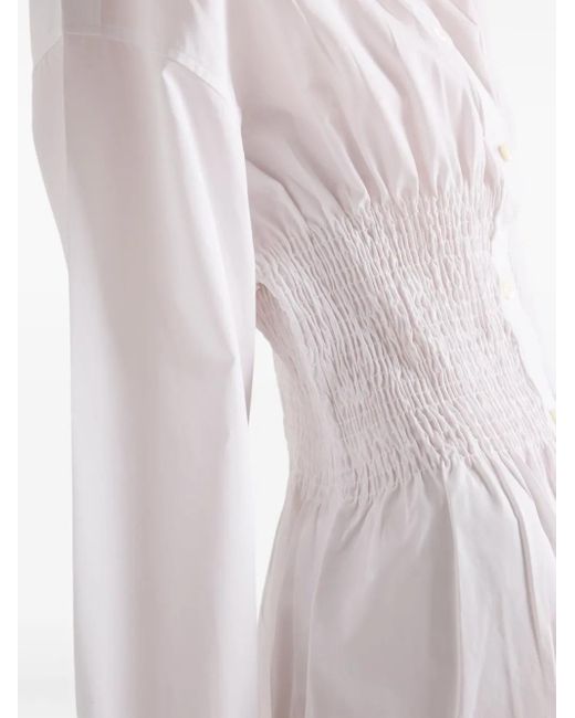 Prada White Poplin Shirt