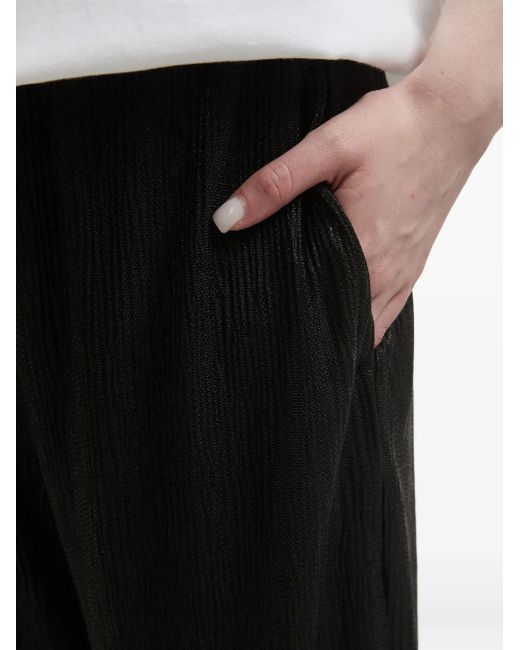 B+ AB Black Pleated-Details Trousers