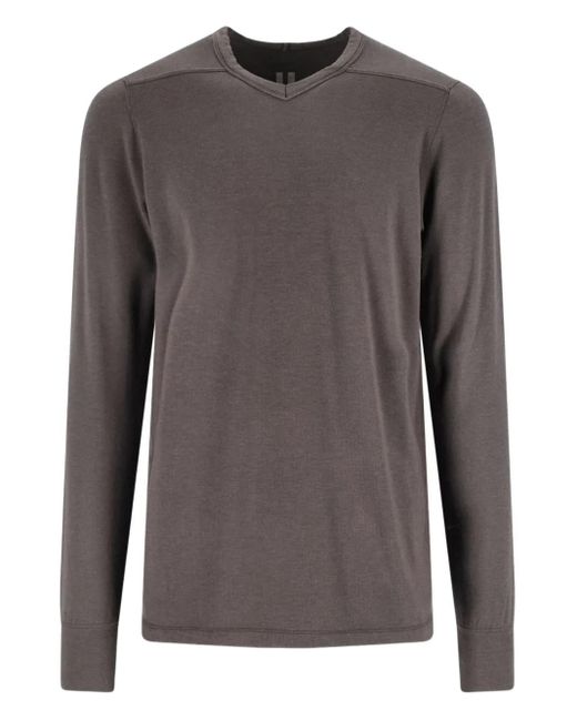 Pull À Col V Rick Owens pour homme en coloris Gray