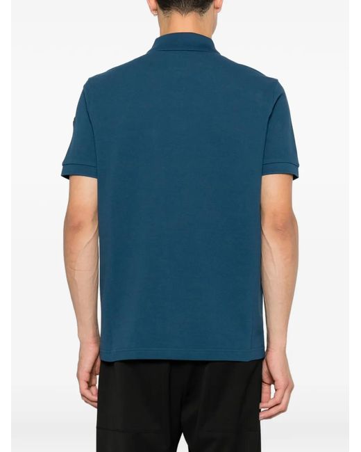 Chemise À Patch Logo Moncler pour homme en coloris Blue