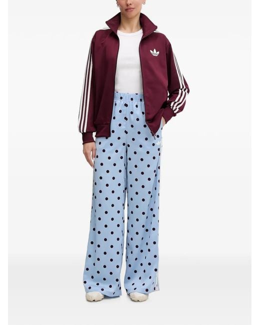 Adidas Red Firebird Bomber Jacket
