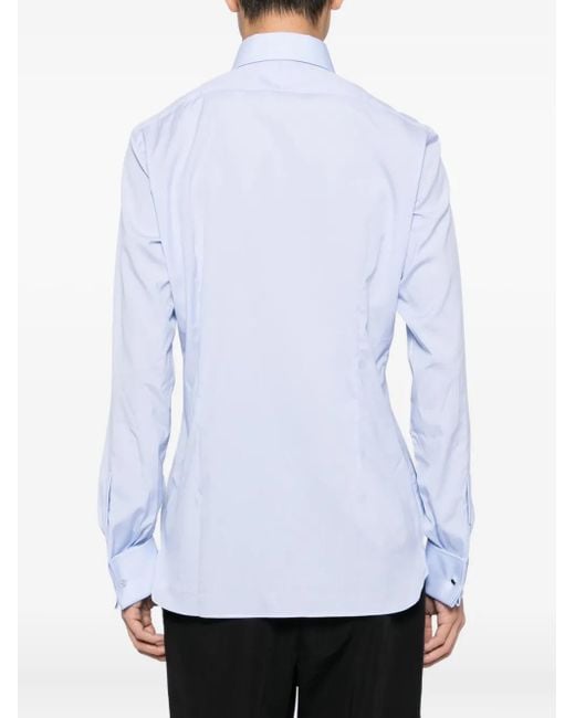 Tom Ford Blue Gingham Shirt for men