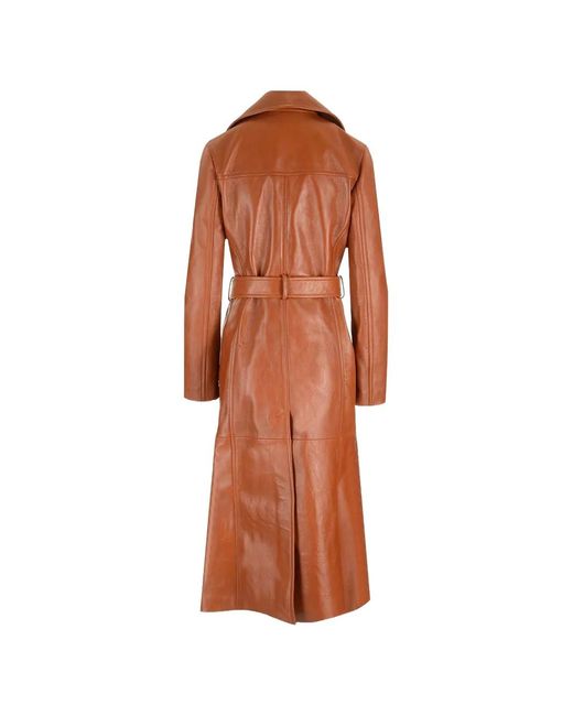 Chloé Orange Double-Breasted Jacket