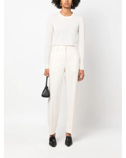 Theory White Sweaters