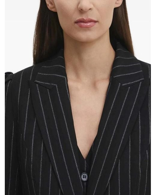 Blazer Gessato di Bruuns Bazaar in Black