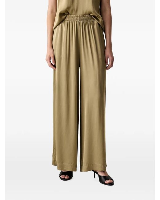 ViCOLO Natural Elasticated Palazzo Pants