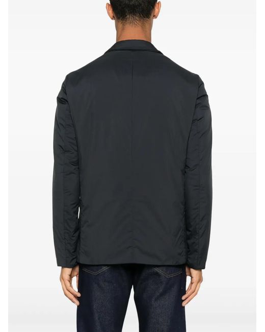 Herno Black Single-Breasted Blazer for men