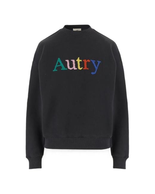 Autry Black Sweatshirt With Logo