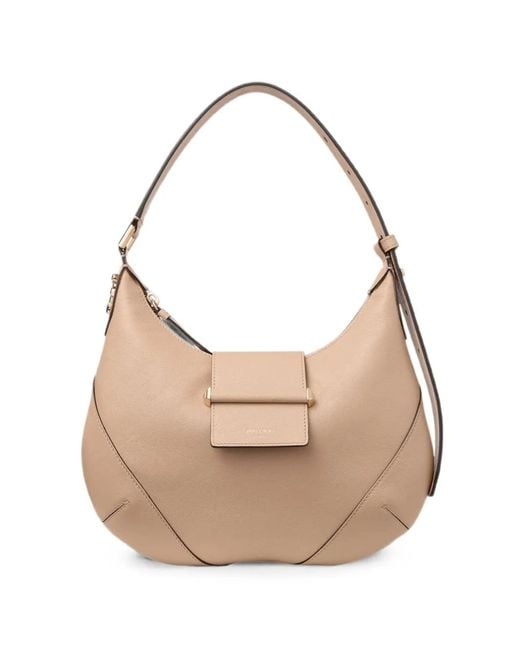 Jimmy Choo Natural Bar Small Shoulder Bag