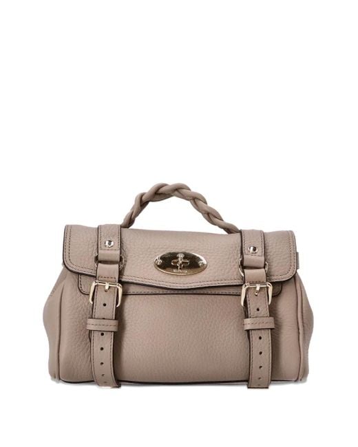 Mulberry Natural Mini Alexa Braided-Handle Tote Bag