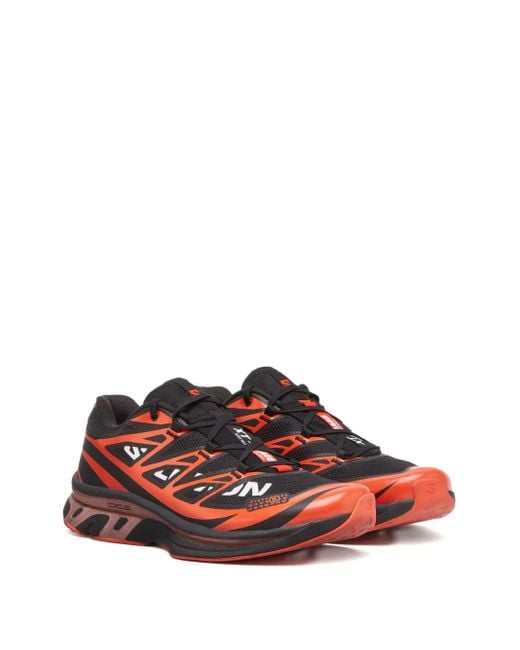 MM6 MAISON MARGIELA X SALOMON Red X Salomon Xt-6 Logo-Print Sneakers