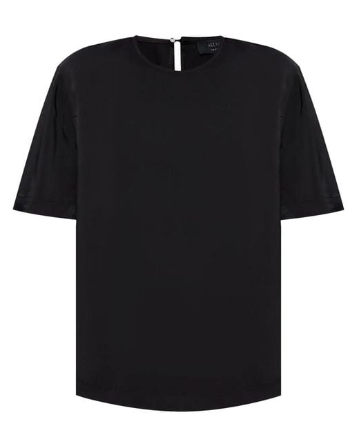 AllSaints Black Amelie Blouse