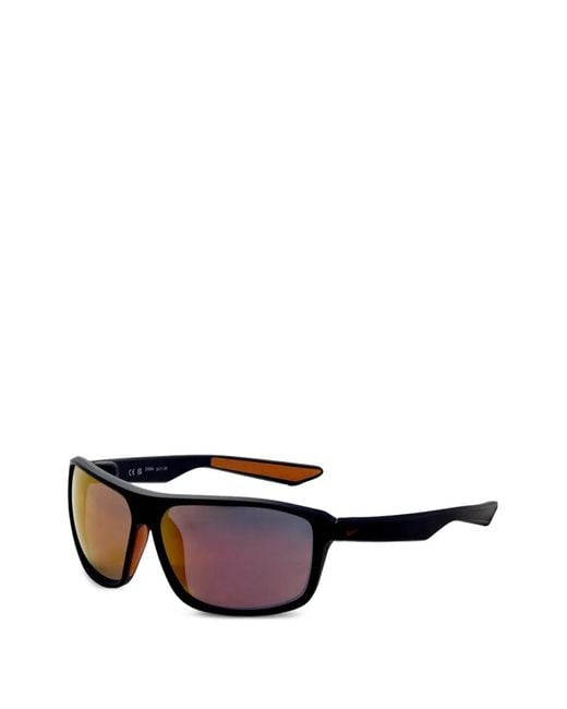 Nike Black Premier Rectangle-Frame Sunglasses for men