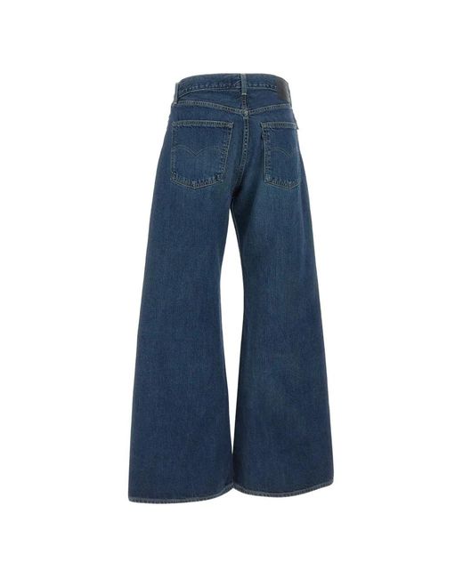 Levi's Blue Carve Five-Pocket Flared Jeans